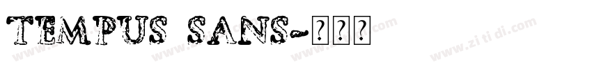 Tempus Sans字体转换